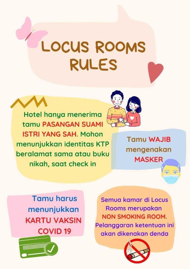 Locus Rooms Bandung Ngoại thất bức ảnh